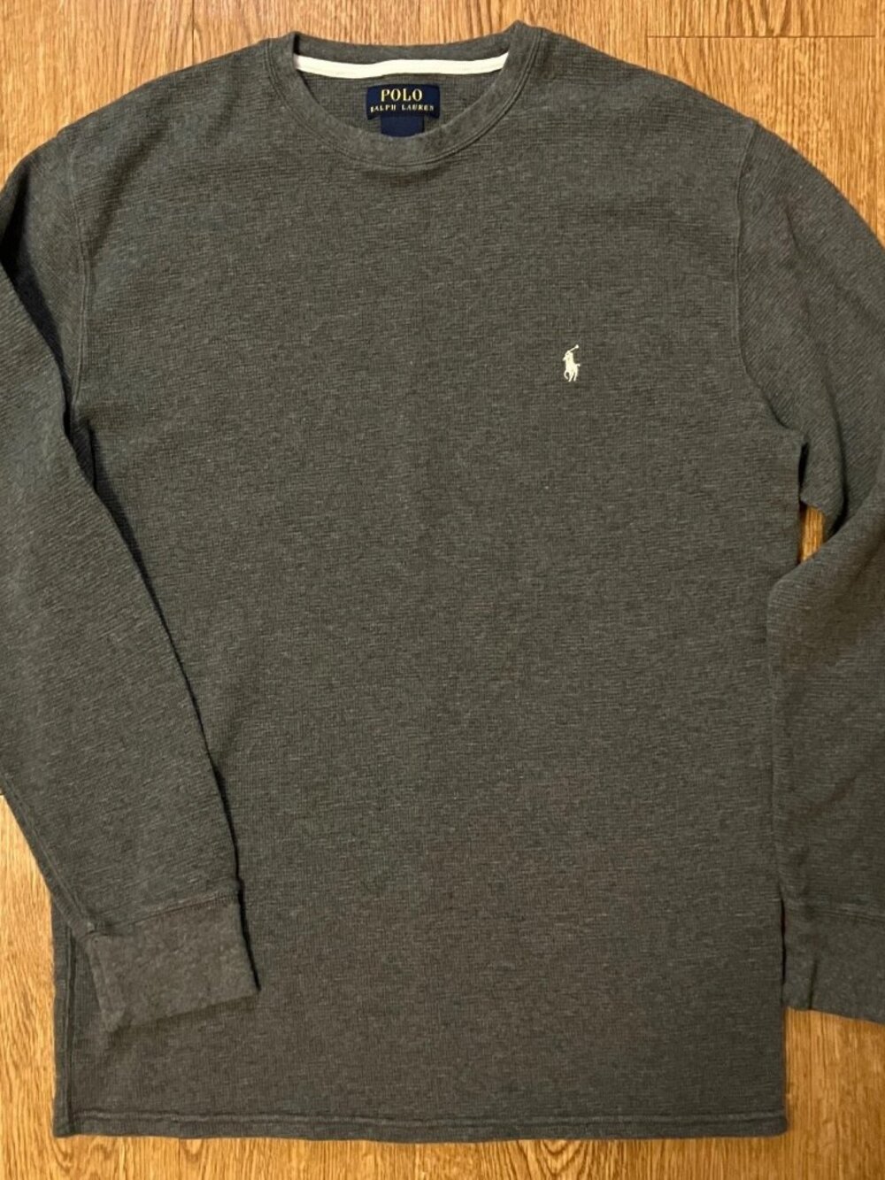 Polo Ralph Lauren Thermal Shirt Waffle Knit Slim Fit